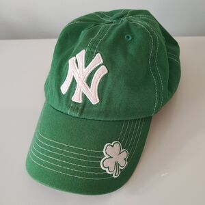 New York Yankees Shamrock Baseball Cap Hat Green St. Patrick's Day Irish